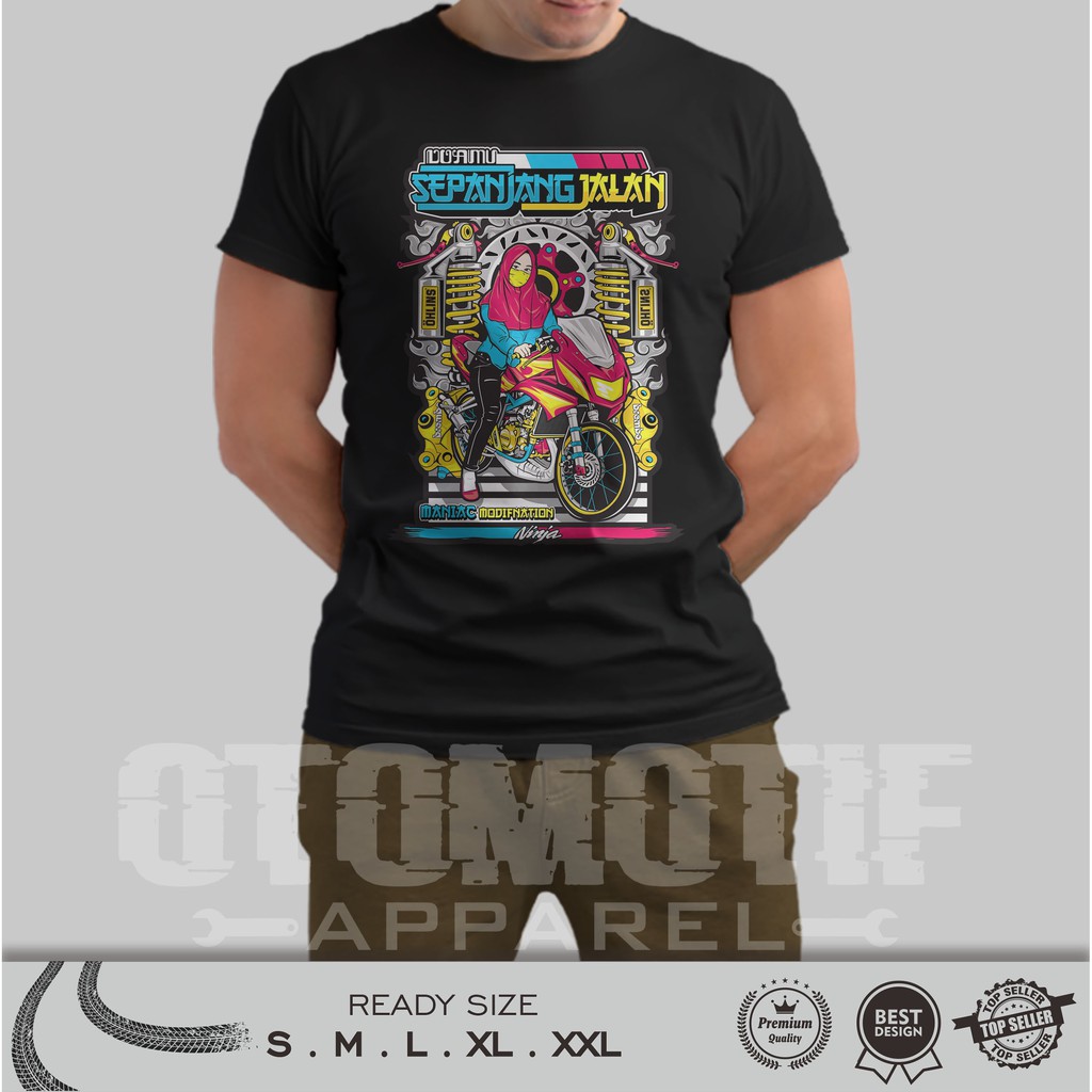 KAOS OTOMOTIF THAILOOK DESIGN NINJA 150RR KIPS