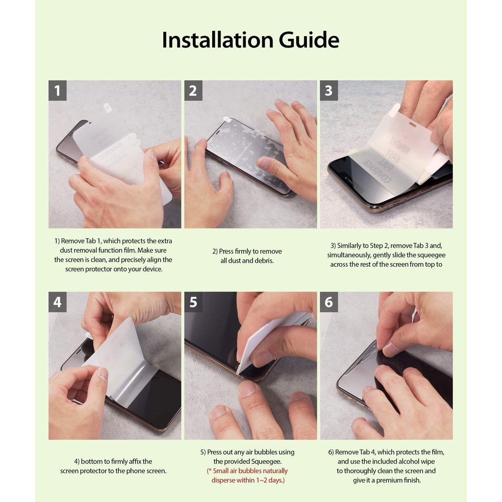 Ringke Dual Easy Full Coverage Screen Protector Xiaomi Pocophone F1