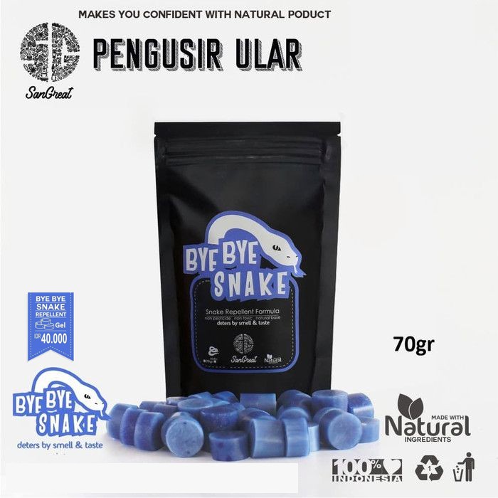 Bye Bye Snake Gel 70 gram - Pengusir Ular Ampuh Alami tahan lama