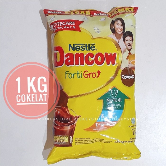 

Susu Dancow Fortigro 1Kg Coklat / Dancow 1 Kg Instant Cokelat
