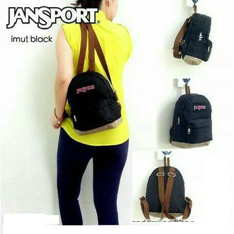 TAS RANSEL JANSPORT MINI WATERPROOF HITAM