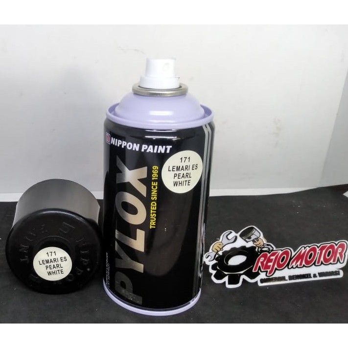 

PILOX/PYLOX /SOLID COLOURS & METALLIC COLOURS/ 171 LEMARI ES PEARL WHITE / ANTI BAKAR ORIGINAL NIPPON