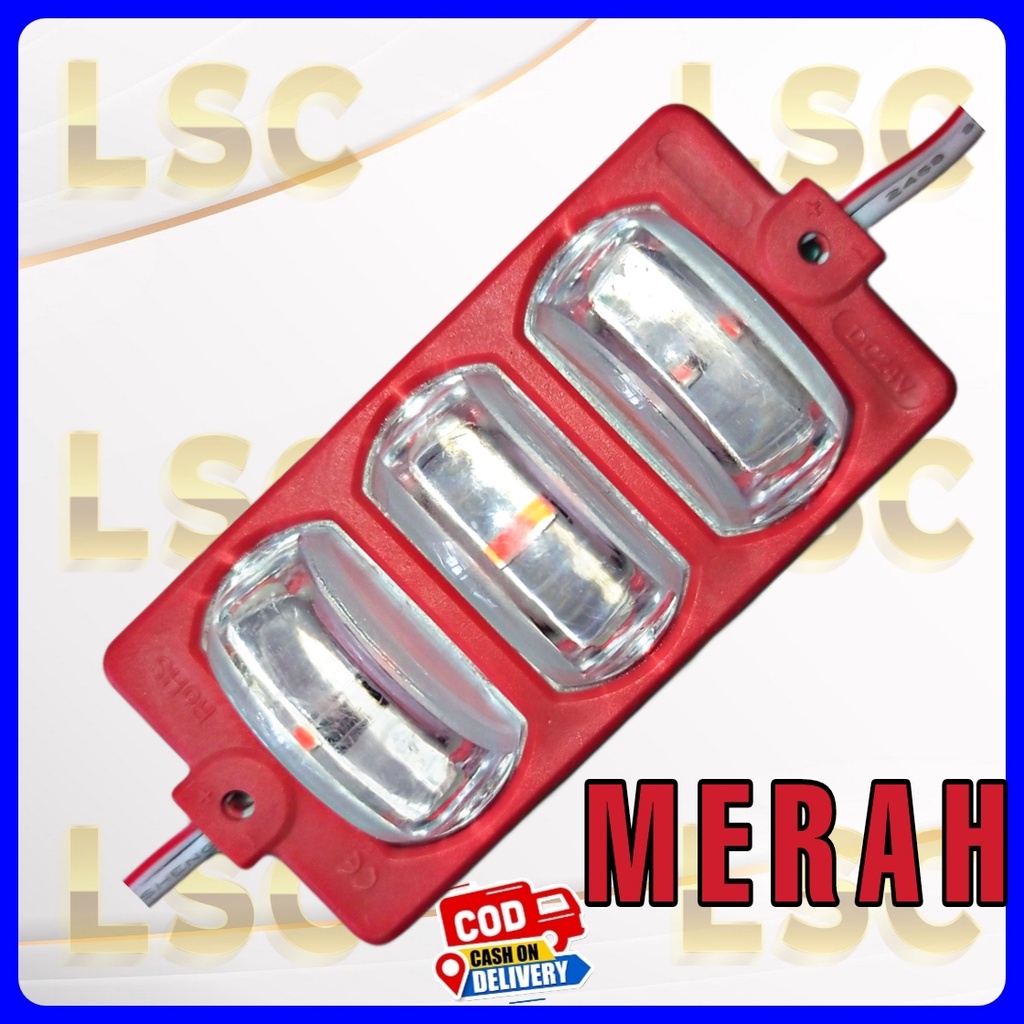 lampu led 3 mata injection 12volt variasi lampu kolong motor mobil