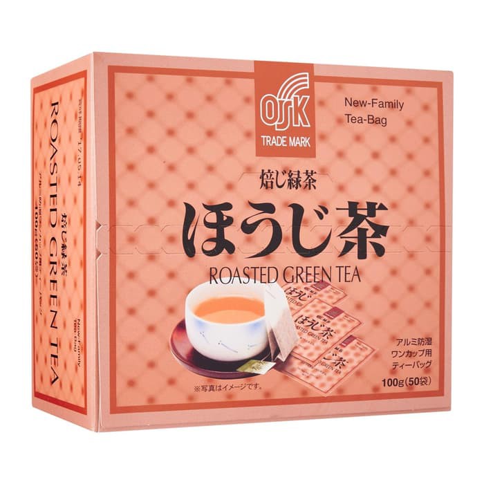 

OSK Roasted Green Tea (Hojicha) 2g x 50packs - Teh Jepang - Teh Hijau