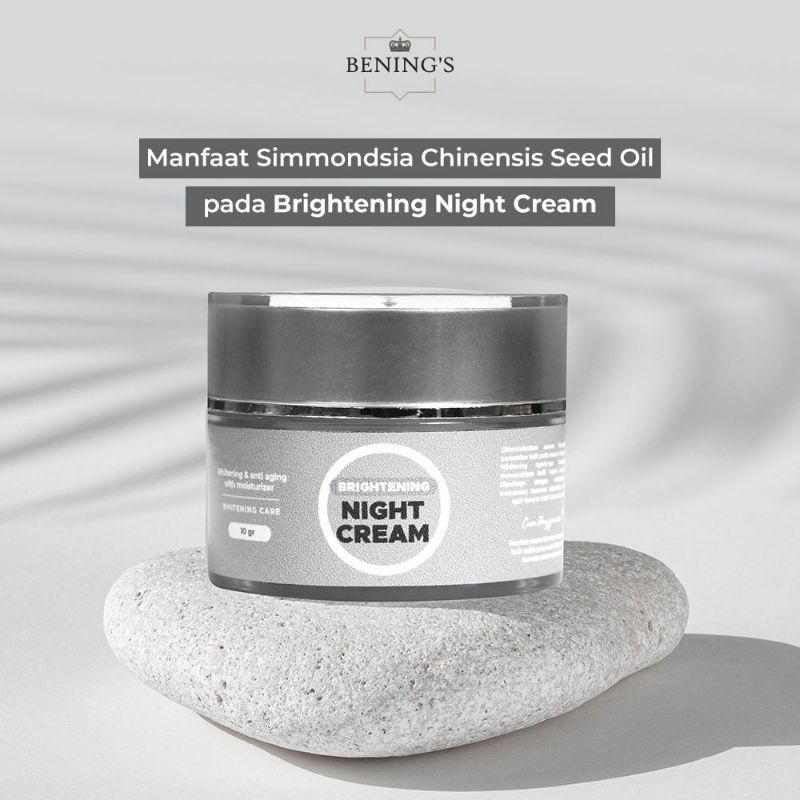 Brightening Night Cream Benings Skincare by Dr Oky (Benings Clinic indonesia) Niacinamide,