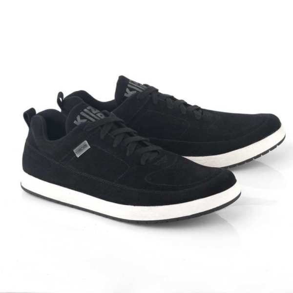 Jual Sepatu Casual Pria Sepatu Sneakers Pria Sneakers Polos Original - Hitam 39 Diskon