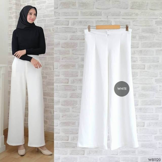 KULOT WHITE MODE REALPICT FASHION KULOT WANITA TERBARU ORIGINAL Black dan White Realpict