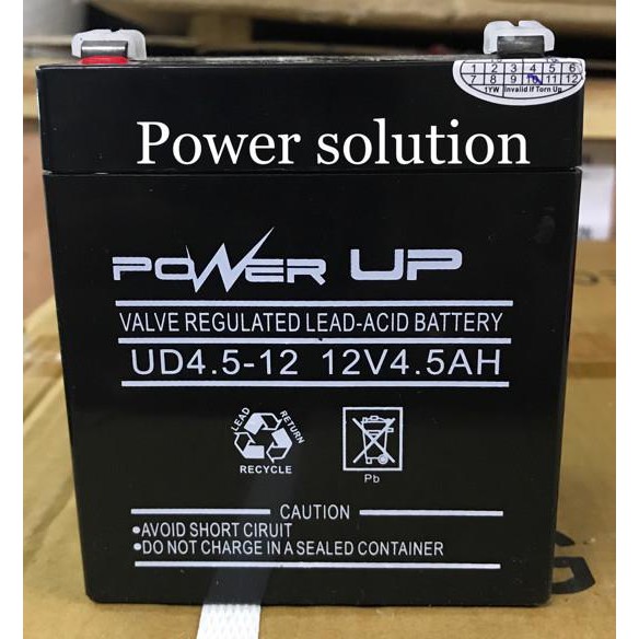 Battery Power up 12V 4.5Ah Baterai ups 12V 4 5Ah aki ups 12V 4 koma 5