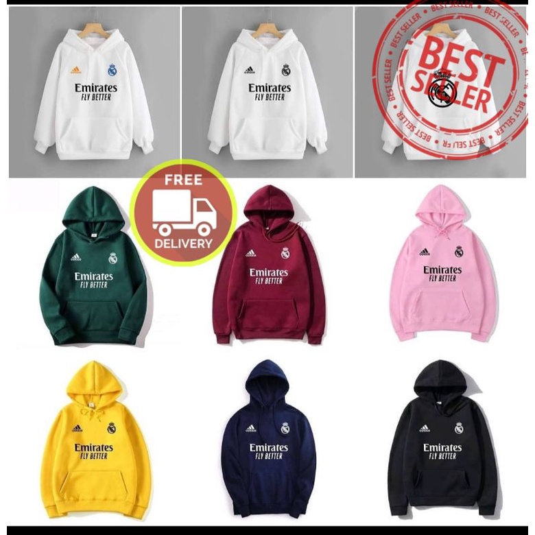 GRATIS ONGKIR HOODIE REAL MADRID JAKET REAL MADRID SWEATER REAL MADRID