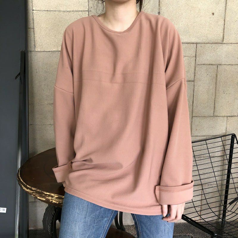 GFS LT LOOSE OVERSIZE BASIC LONGSLEEVE