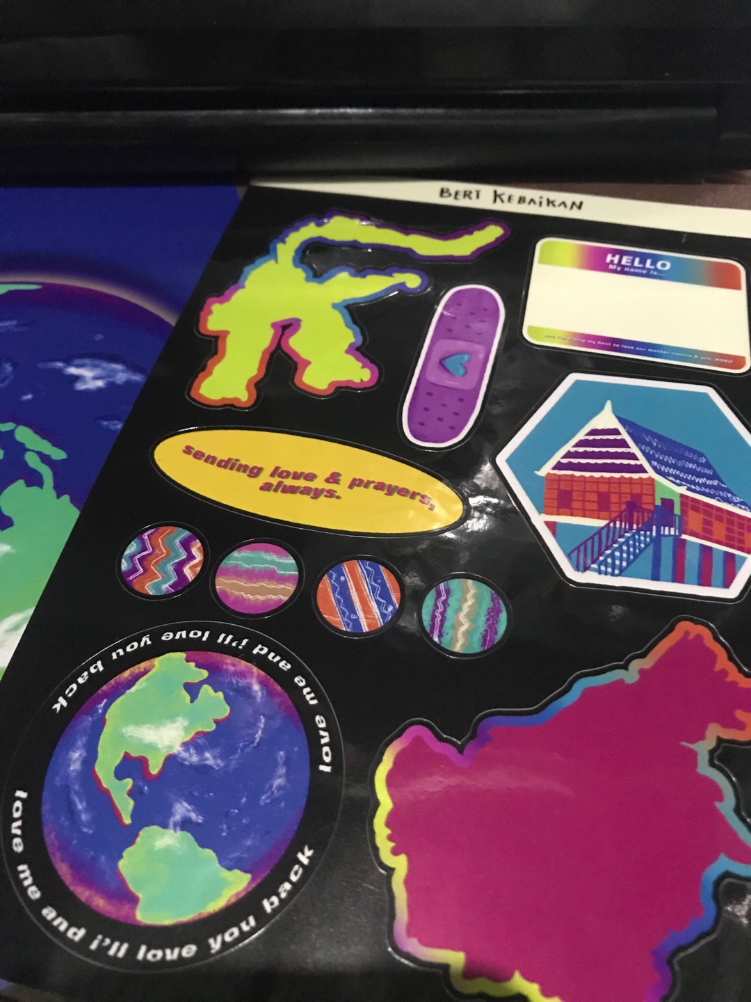 Sticker(+poster) For Donation Kalsel & Sulbar