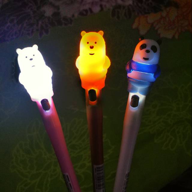 

Pulpen lampu we bare bear