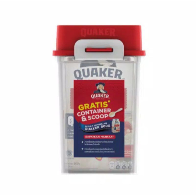 quaker out plus container