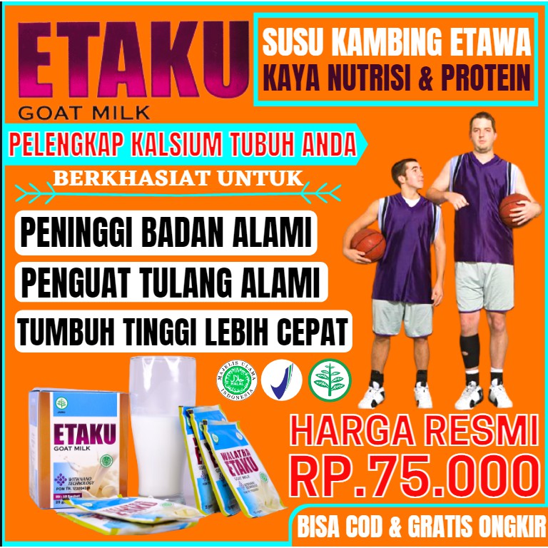 

Susu Peninggi Badan Anak & Dewasa Alami Untuk Meninggikan Tubuh Remaja Spesialis Cepet Tinggi Ori