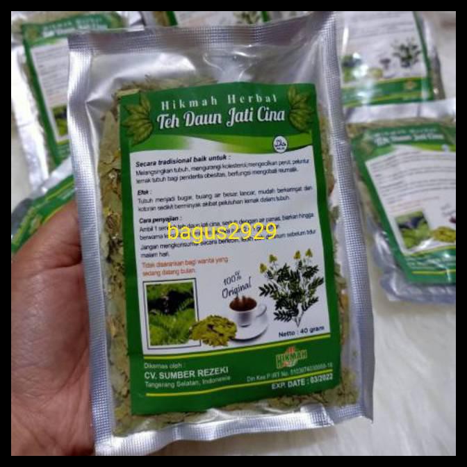 

Lezat, Terlaris Teh Daun Jati Cina / Teh Jati Cina Hikmah Herbal / Teh Peluntur Lemak / Tpl