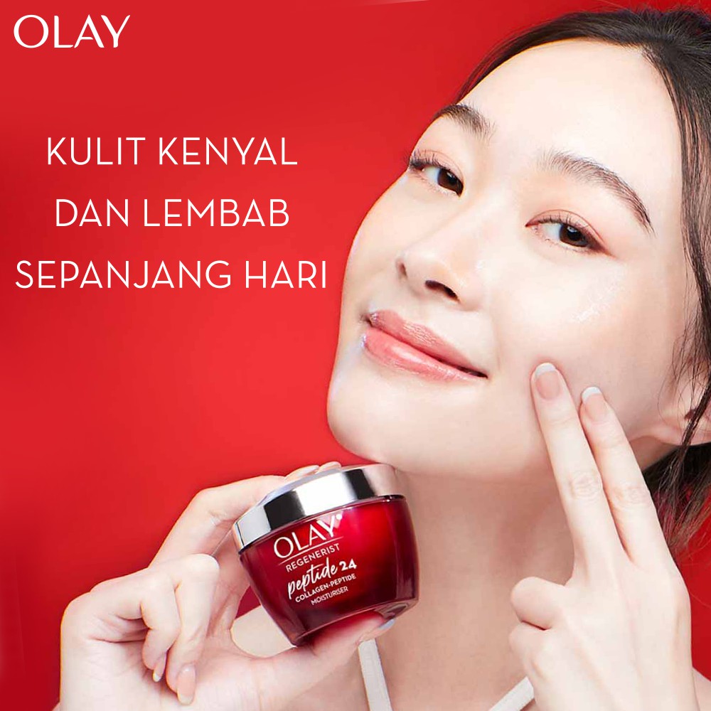 Olay Regenerist Collagen Peptide 24 Cream Skincare Perawatan Wajah Antiaging 50g