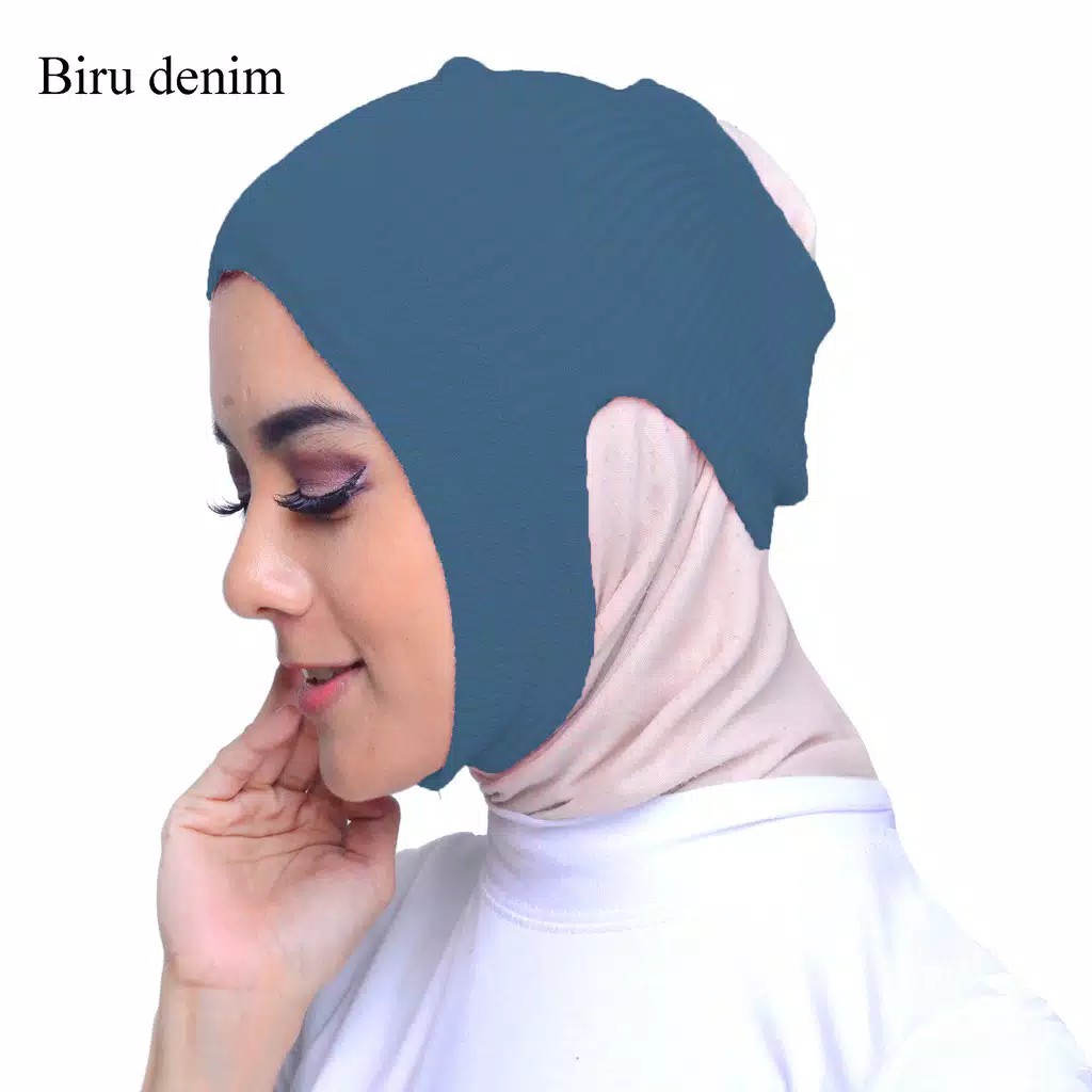 Ciput ninja anti budeg rajut inner hijab anti pusing - Givtha Production Cibud