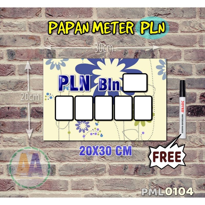 

Papan Meter Listrik PLN PAM motif Unik - Floral 04 - Toko2A