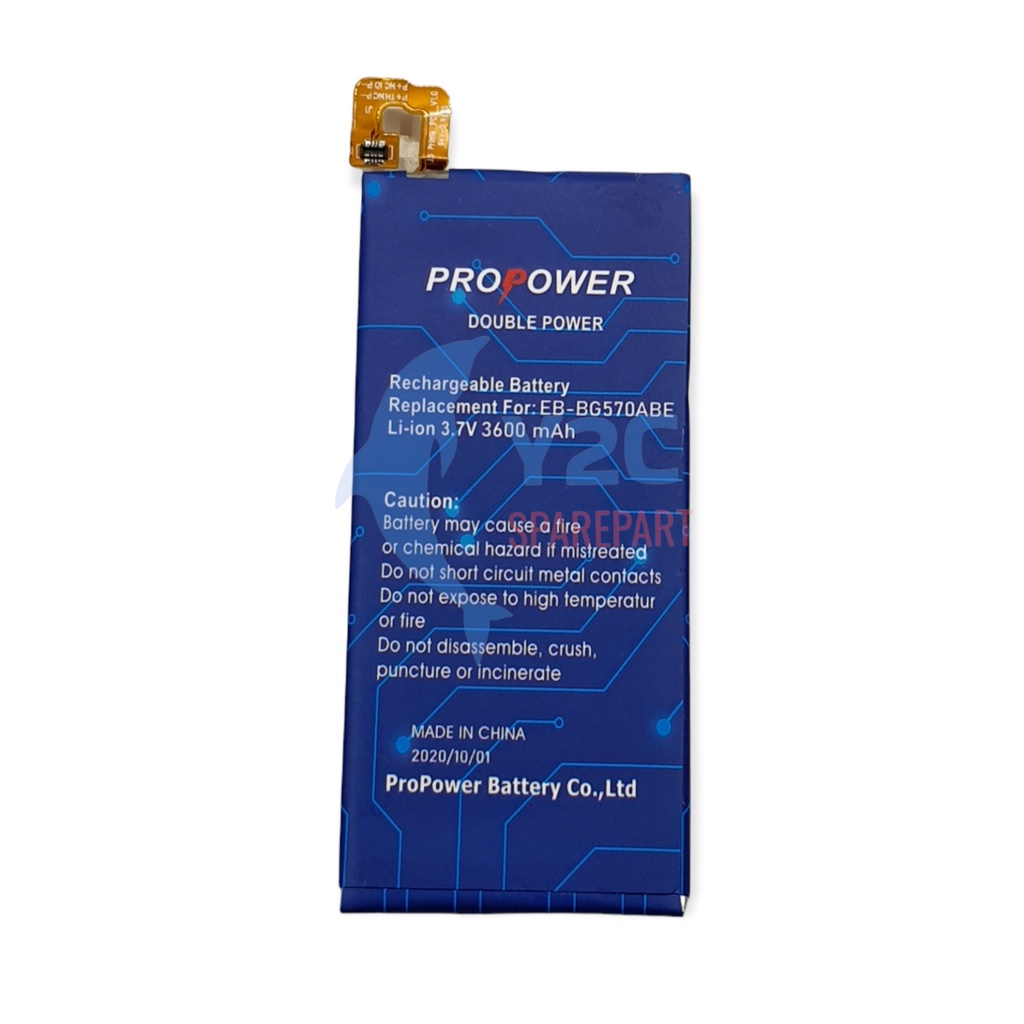 BATERAI SAMSUNG GALAXY J5 PRIME / G570 / EB-BG570ABE DOUBLE POWER PROPOWER / BATRE BATRAI BATRE BATERE
