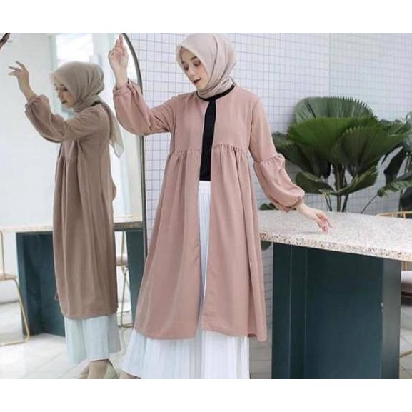 Special Price.. Terbaru Outher Long Tunik/Tunik Rompi Panjang/Rompi Blazer/Rompi Cardigan Terbaru