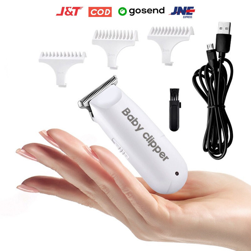 Alat Cukur Rambut Bayi Anak Elektrik Portable Cas Charger Original Baby Clipper COD KM 1319