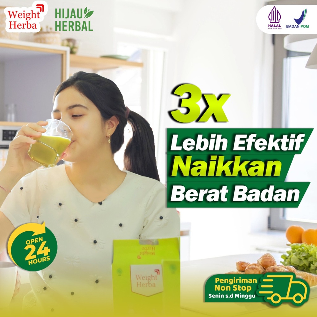 Weight Herba - Penambah Berat Badan Susu Etawa Asli  100% Original Tingkatkan Nafsu Makan Perbaiki Saluran Pencernaan Jaga Tekanan Darah Dalam Tubuh Penggemuk Gemuk Sehat Isi 200gr