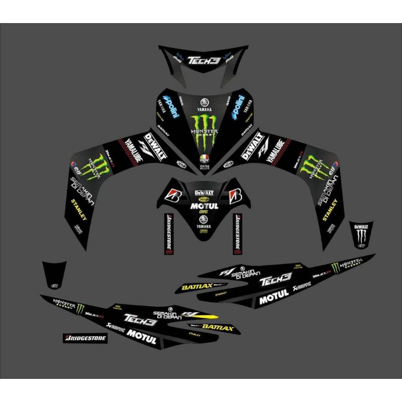 decal full bodi lis sticker striping full bodi jupiter mx lama mx old 135 OJMX LAMINASI ANTI PUDAR