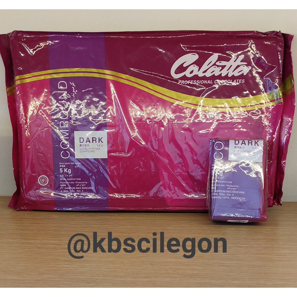 

Colatta Dark Cokelat Compound Kemasan 500gr (repack)