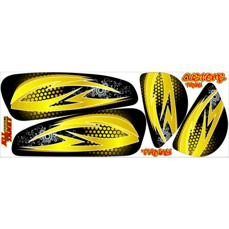 STRIPING VARIASI CB100 - STICKER STRIPING LIST VARIASI HONDA CB 100