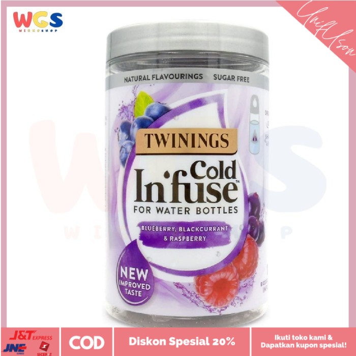 

⭐COD⭐ Twinings Cold Infuse Blueberry Blackcurrant & Raspberry 12 Infuser 30g