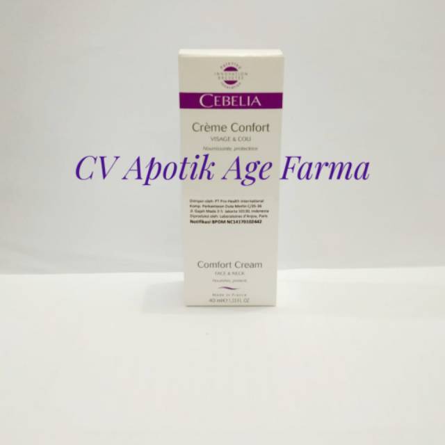 Comfort Cream 40 mL (Pro Health/Cebelia) Original Warranty & Legality