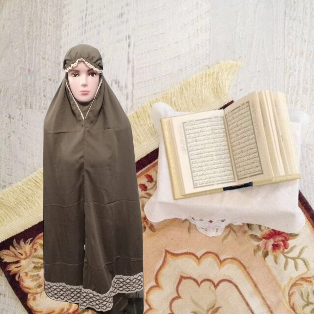 Mukena Renda Besar - Mukena Rayon  - Mukena Dewasa