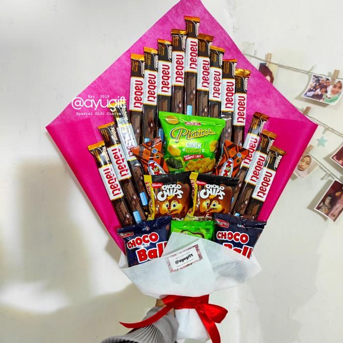 

bouquet snack wisuda | buket jajan Best Seller