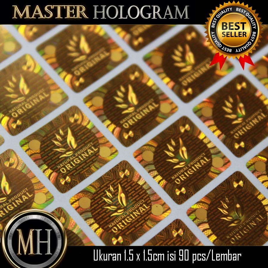 

Stiker Hologram Natural Product Persegi SH005