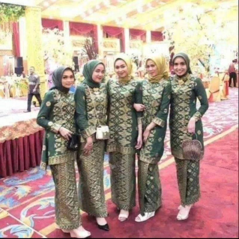 Songket palembang, baju kondangan, baju couple