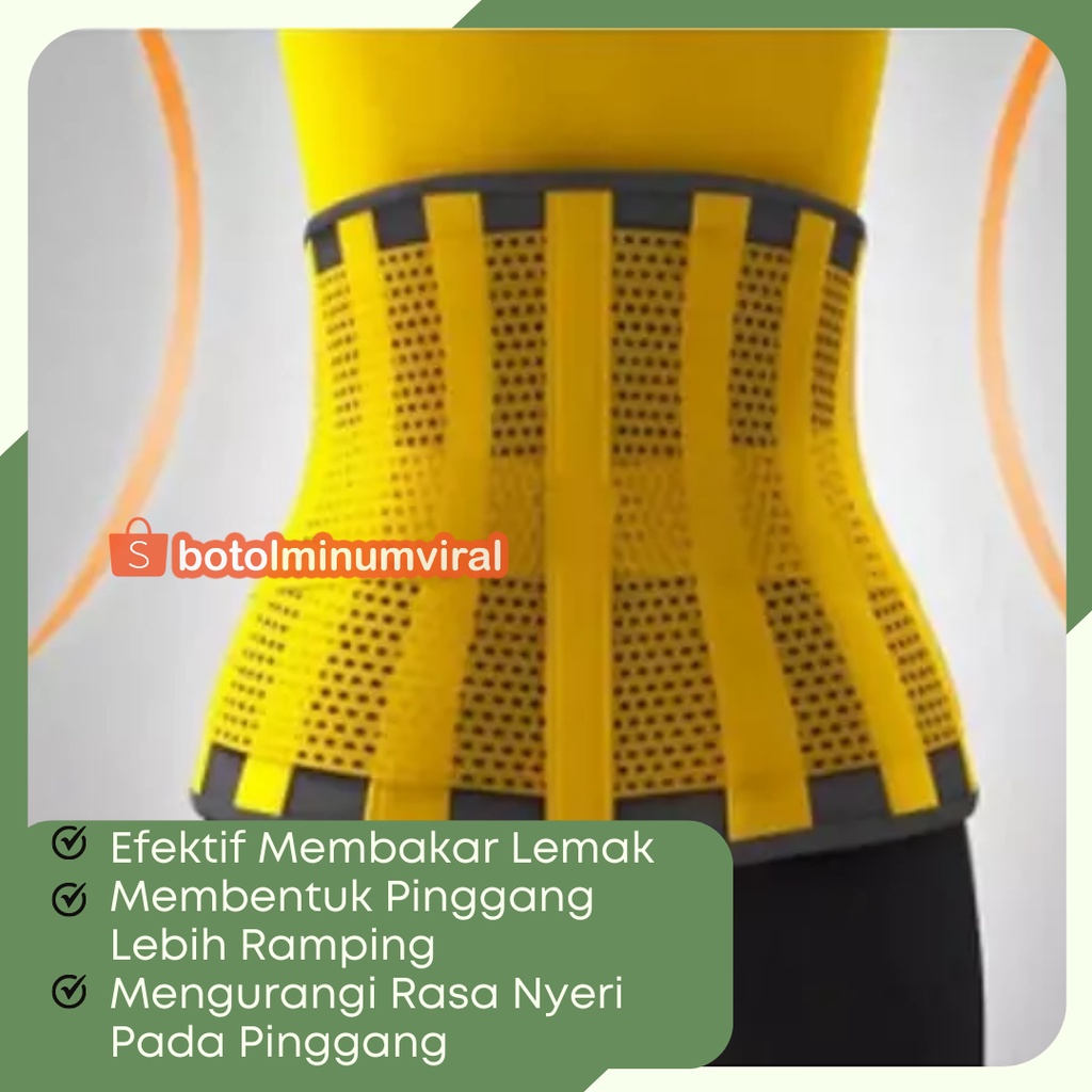 Korset Pengecil Pelangsing Peramping Mengecilkan Perut Pria Wanita Pembakar Lemak Power Belt Hotshaper ada tag Melangsingkan Meratakan Perut Buncit