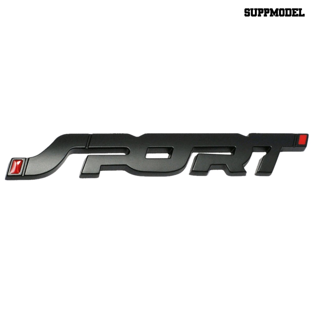 Stiker Emblem / Badge 3D Motif Tulisan SPORT Untuk Dekorasi Fender / Bagasi Mobil