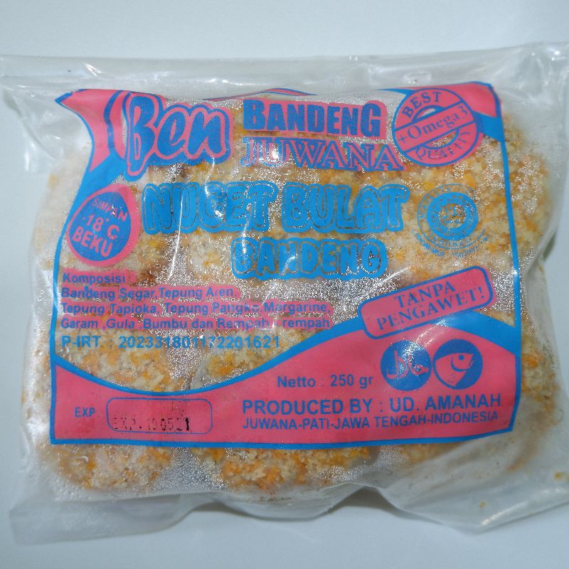 

Frozen Food Nugget Bulat Bandeng (250g)