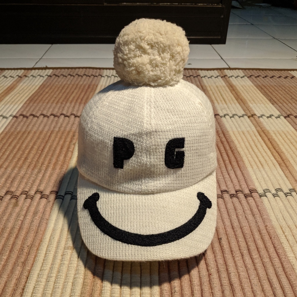 Topi Golf PEARLY GATES Snow White Adjustable Cap Original Second