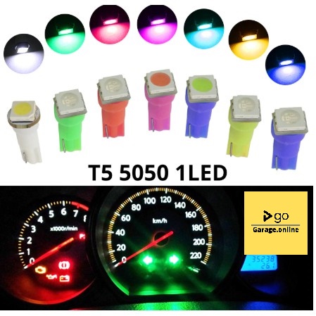 LED T5 Speedometer Lampu Spedometer COB Lampu Mobil Motor 12v arus DC variasi PLAT MOTOR