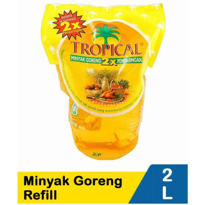 

Minyak Goreng Tropical 2 Liter Refill