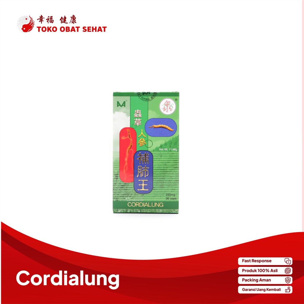 CORDIALUNG - Obat infeksi paru - paru - bronkitis - sesak nafas manjur