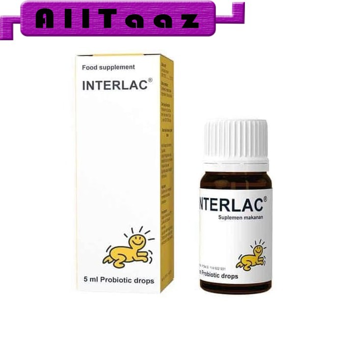 Interlac Oil Drop Probiotik Drop 5 ml Vitamin bayi