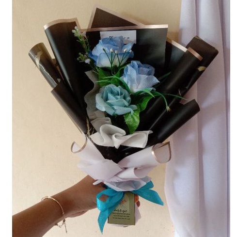 (READY) flowers buket/bucket bunga flowers/bouquet bunga/bucket bunga palsu/hadiah custom