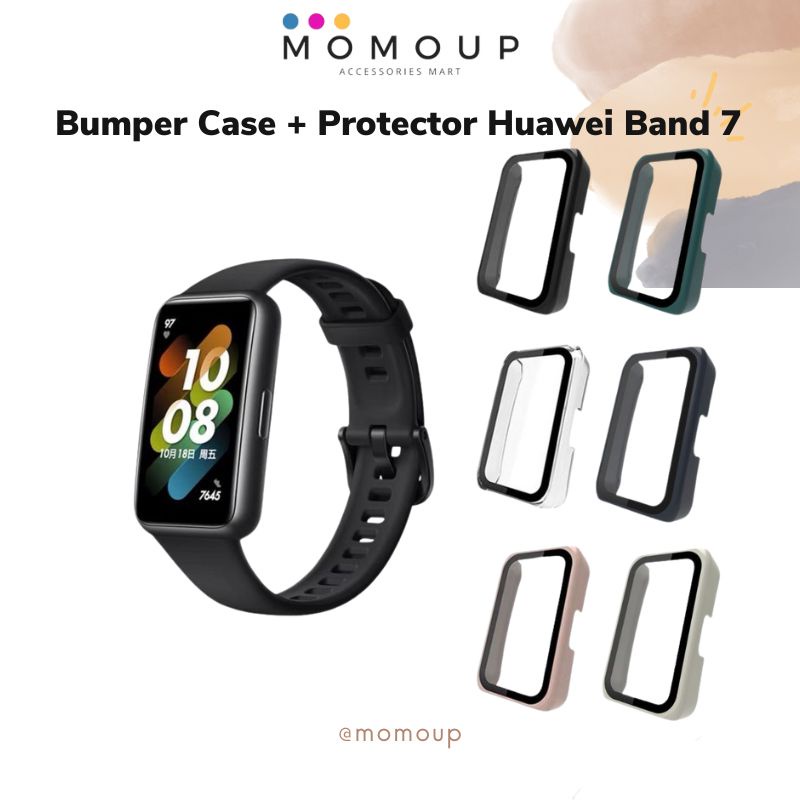 Bumper Case Huawei Band 7 Bumper Case Screen Protector Huawei Band 7 Casing Colors
