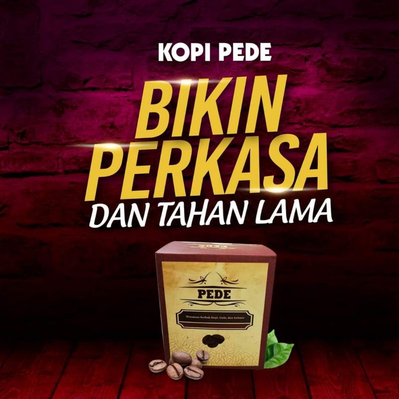 

Kopi Pede Original Asli 5 Saset | Bukan Kopi Pede Dan Kopi Borneo Dan VITROON