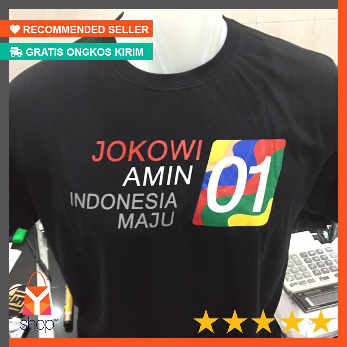 BIG SALE ! Kaos Jokowi Amin 01 Indonesia Maju