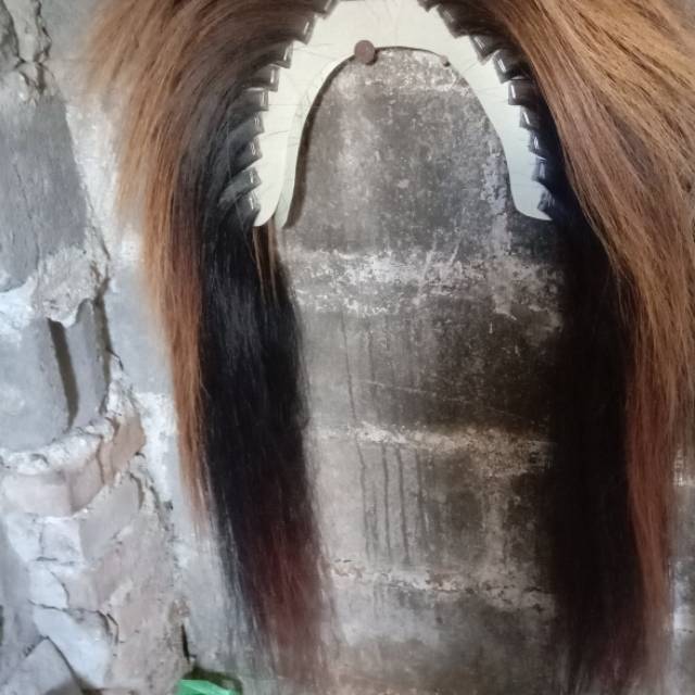 Rambut barong bahan ekor kuda