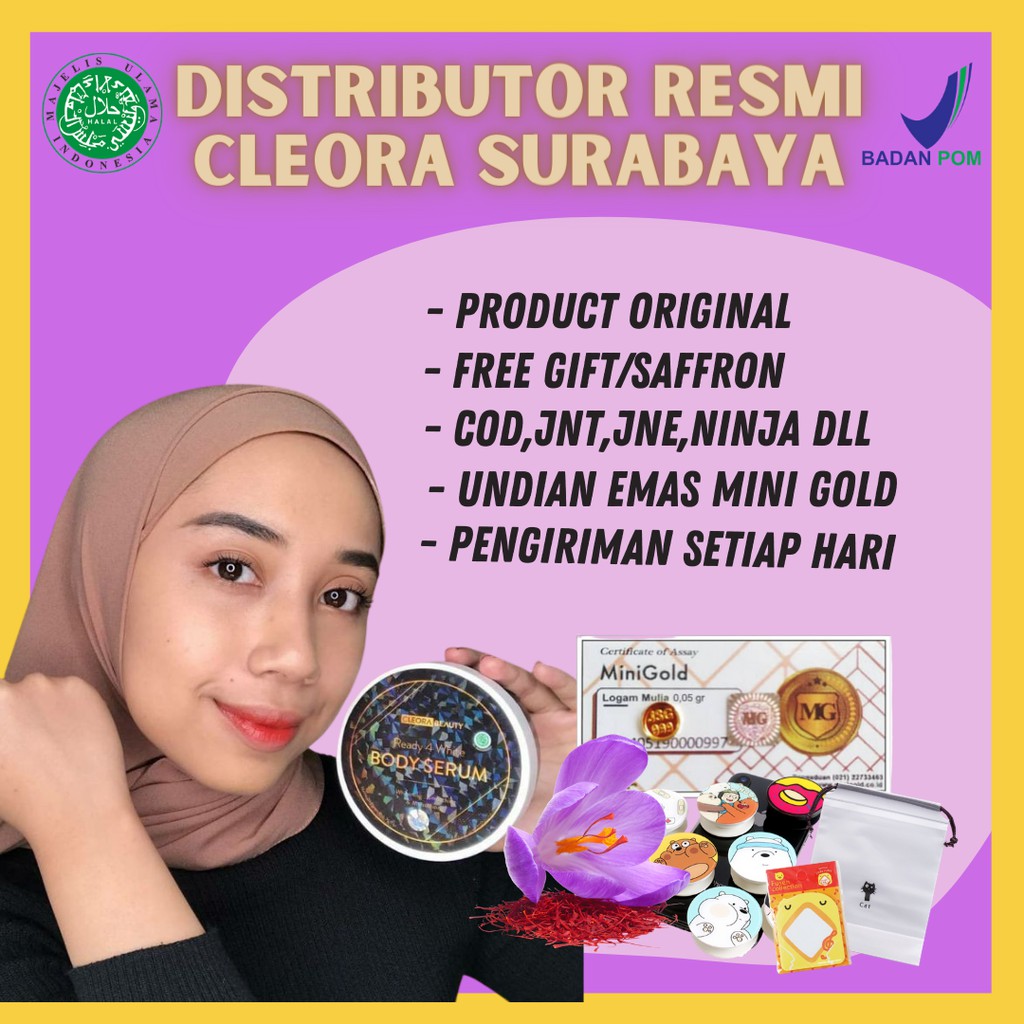 CLEORA BEAUTY BODY SERUM READY 4 WHITE BODY SERUM BODY SERUM HAND BODY CLEORA HAND BODY