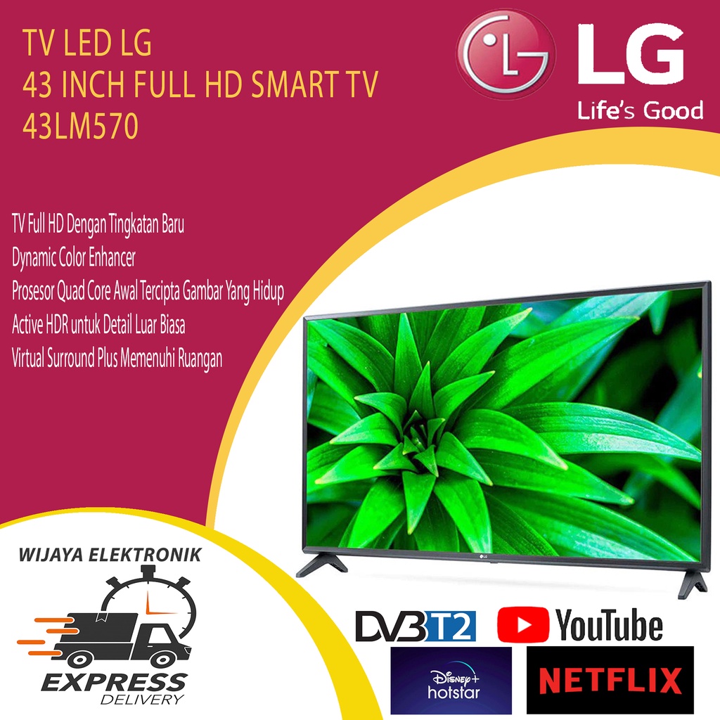 TV LED 43 INCH LG 43LM570 FULL HD SMART TV